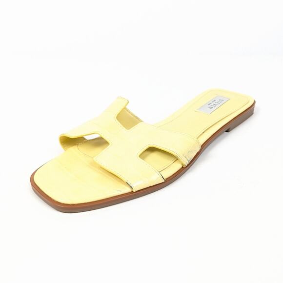Steven By Steve Madden Yellow Enida Slide Sandals Size 10 - Picture 1 of 9